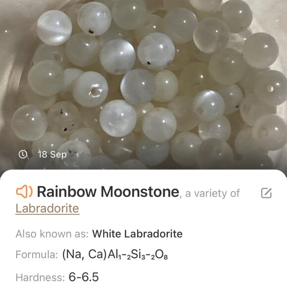 White Moonstone Silver Leaf Branch Necklace, Genuine Gemstone Beaded Choker - Picture 12 of 13